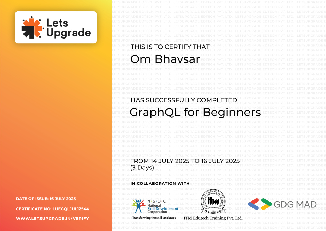 Developer Skill Certification