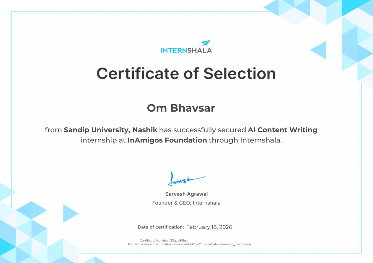 Hired Certificate